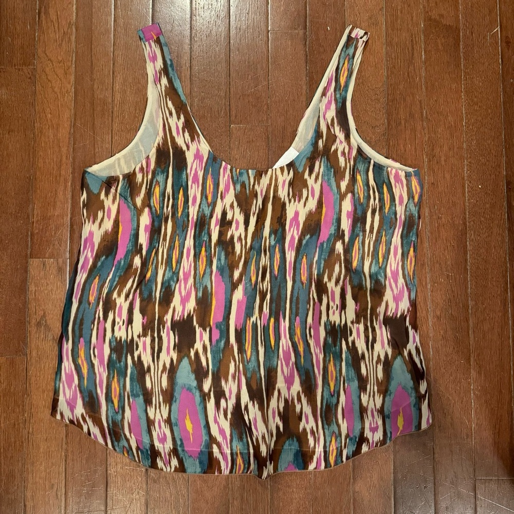 90s Vintage Rory Beca Ikat Top